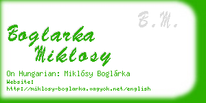 boglarka miklosy business card
